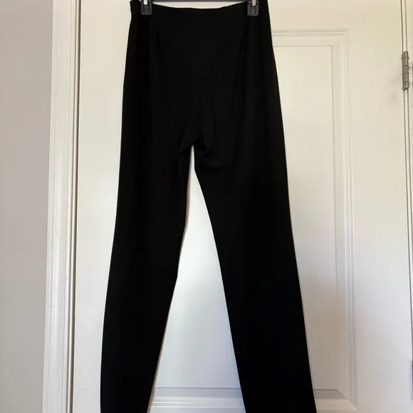 Talbots Black Easy Travel Straight Leg Pants - Picture 6 of 8
